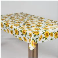 laro Tischdecke laro Wachstuch-Tischdecke Wachstischdecke Sonnenblumen Sonnenfreude