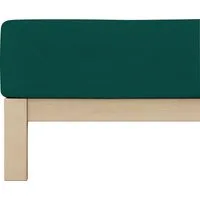 Schlafgut Spannbettlaken PURE Bio-Baumwolle mit Elasthan, 170 g/m², Bettlaken, Spannbetttuch, Jersey, Gummizug: rundum, (1 Stück), PREMIUM Laken für Matratzen bis 30cm Höhe, dehnbar blickdicht, straff