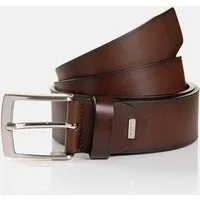 MONTI Ledergürtel TUSTON elegant, langlebig, glänzend