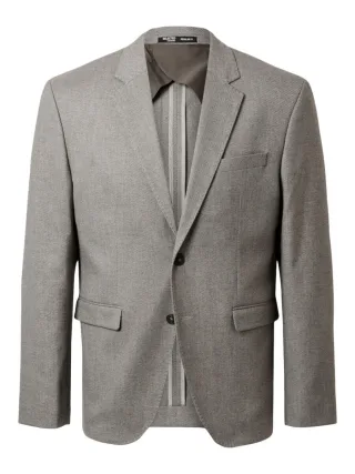 selected men - Blazer aus Twill weiß - Gr. - 48
