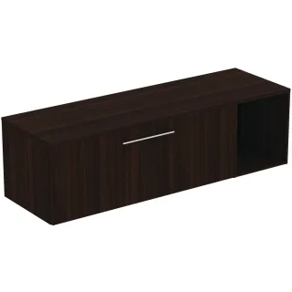 Ideal Standard Möbel-Set 160cm i.life B 1 Auszug 1 off.Fach Gr.Chrom Coffee Oak, T5838NW T5838NW
