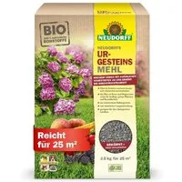 Neudorff Bodenverbesserer UrgesteinsMehl 2,5 kg, erhöht Bodenfruchtbarkeit bei allen Bodenarten, Diabasgesteinsmehl mit natürlicher Langzeitwirkung