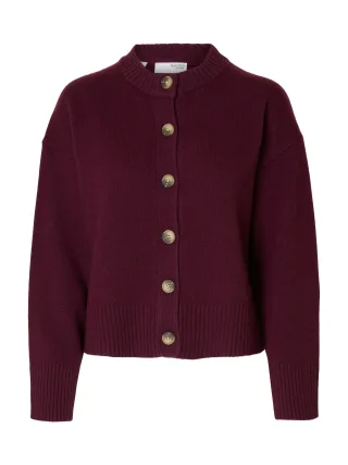 SELECTED WOMEN - SLFCILLE CASHMERE BLEND CARDIGAN NOOS fig - Gr. - XL