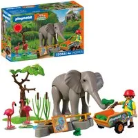 Playmobil® Elefant mit Tierpfleger (72068), Animals & Friends Konstruktions-Spielset, (43 St), Made in Europe