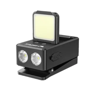 Smiling Shark TIP-166 USB Rechargeable COB LED Headlamp Hands-Free Magnetic Clip-On Light Motion Sensor Waterproof Multi