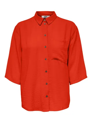JDY - JDYDIVYA LIFE 3/4 LOOSE SHIRT WVN NOOS Orange.com - Gr. - L