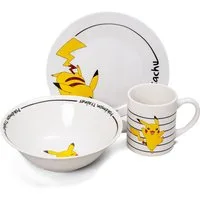 The Pokémon Company Tasse Frühstücksset (Schale, Teller, Tasse) - Pokémon - Pikachu (NEU & OVP)