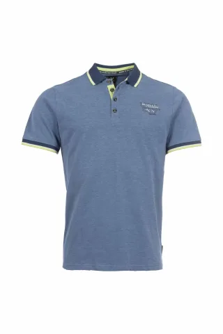 squesto - Shirt 1/2 fjord blue - Gr. - XL