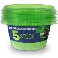 Gravidus Schneckenkante Schneckenschutzring Set Schneckenschutz Pflanzenkragen, 5-St.