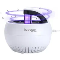 shop'n smile ideoon Insektenfalle Insektenfänger 5W mit UV-Licht & Luftstrom USB geräuschlos Mückenfalle, UV Insektenfänger mit Ansaugung, 5W, geruchsfrei, USB, Ø17,1x15,2 cm