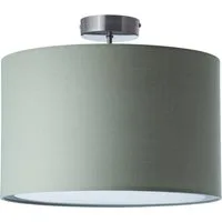 OTTO home Deckenleuchte Stellan, ohne Leuchtmittel, Deckenlampe mit Stoff - Schirm, Ø 40 cm, Höhe 32 cm