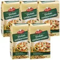 Bielmeier Mehl Dinkelvollkornmehl 5 Stück á 1kg Küchenmeister, 1 x 5000 g, Das Getreide stammt von Landwirten aus der Region(SET230008-5)