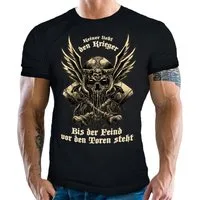 LOBO NEGRO® T-Shirt für Wikinger Nordmann Keltic Fans - keiner liebt den Krieger