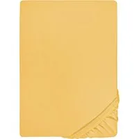 Biberna Spannbettlaken THEA Baumwoll-Jersey mit Elasthan, 160 g/m², Jersey-Elasthan, Gummizug: rundum, (1 Stück), Bettlaken für Matratzen bis 25 cm Höhe, pflegeleicht, bügelfrei