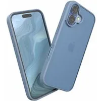 EAZY CASE Handyhülle Outdoor Case für Apple iPhone 17 6,3 Zoll, Hybrid Handyhülle kratzfest Smart Slimcover Transparent Robust Blau