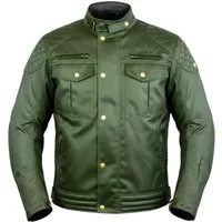 MDM Motorradjacke MDM Motorradjacke im Vintage Stil wasserdicht mit Protektoren Gewachste Baumwolle im Vintage Retro Stil