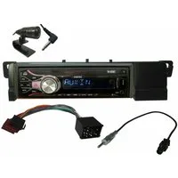 DSX Bluetooth USB Aux In SD Karten Radio passend für BMW E46 3er Autoradio (20,00 W)
