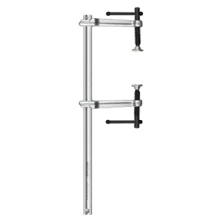 Multifunctional F Clamp 300x80mm Double Force Welding Bar Clamp 1200 Pounds Clamping Force Chrome Vanadium Steel Metalwo
