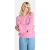 Lieblingsstück Strickpullover TilbeL mit Alpaka, Rautenmuster