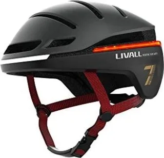 Livall EVO21 Helm + BR 80 Fernbedienung schwarz/anthrazit S (52-55 cm)