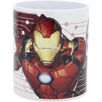 MARVEL Tasse Marvel Avengers Iron Man Kaffeetasse Teetasse Geschenkidee, Keramik, 330 ml