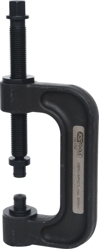 KS Tools C-Bügel + Adapter-Satz, kurz,4-tlg - 700.1780