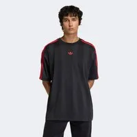 adidas Originals T-Shirt JACQUARD JERSEY lockere Passform, Rundhalsausschnitt, mit klassischem Trefoil Logo