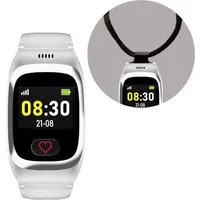 JAMES B8 Senioren Smartwatch GPS Notruf & Telefonfunktion + Anhänger Smartwatch