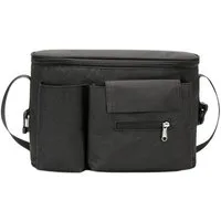 König Design Kinderwagen-Tasche Kinderwagen Organizer Buggy Tasche Getränkehalter Wickeltasche, mit Umhängeriemen