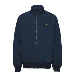 Lyle & Scott Outdoorjas Fleece gefütterte Trichterjacke Blau