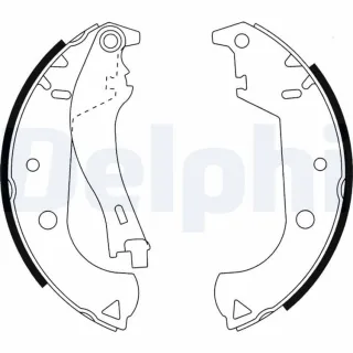 Delphi Bremsbacken hinten Fiat Doblo Strada