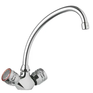 Tres 2 Griffmischer für die Küche Mit G3/8" flexiblen Anschlussschläuchen, 123342 123342