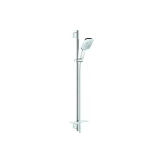 Grohe Rainshower SmartActive 130 Cube Brausegarnitur 26587000 chrom, Brausestange 900mm, 3 Strahlarten, Durchflussbegrenzer 9,5 l/min