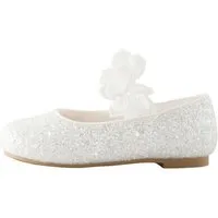 Next Glitzerschuh mit Riemen und Schmetterlingsdetail Ballerina (1-tlg)