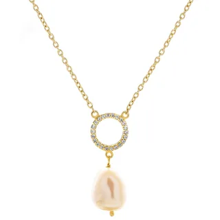 Orphelia 'Spa' Damen-Anhänger aus 925er Sterlingsilber mit Kette – Gold ZK-7575/G