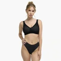 cfab Bügelloser BH Comfort Minimizer BH-Anthrazit Monochrome-S (1-tlg)