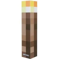 Minecraft LED Dekolicht - Deko für Minecraft Fans - Dekolampe, aufladbarer Akku, LED fest integriert, Designs: Fackel, Potion, Creeper, Netherite, Fuchsbaby oder Axolotl