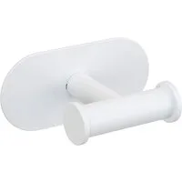 WENKO Doppelhaken Turbo-Loc® Modell Duo Orea, aus Edelstahl für Handtücher, Befestigen ohne Bohren