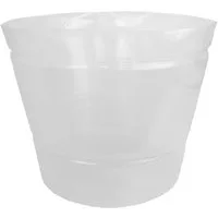 LENI Pflanzeinsatz Kunststoff flexibler Pflanztopfeinsatz transparent Universaleinsatz, wasserdicht, zuschneidbar, vielseitig einsetzbar