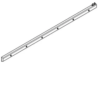 KWC Aquarotter Armatureneinheit, Edst., W.-Mont., 6 Waschplätze, 4200 mm, Wasser ob. re, 2030072021 2030072021