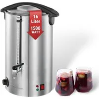 ProfiCook Heißgetränke- und Glühweinautomat PC-HGA 1111, 16L Tankinhalt, für Glühwein, Tee & Kaffee