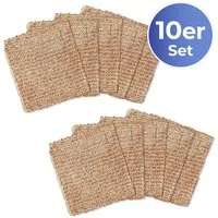 Maximex Kupfertuch Reinigungstuch (16, Set, 10-tlg., entfernt schonend hartnäckigen Schmutz, rostfrei & auswaschbar)
