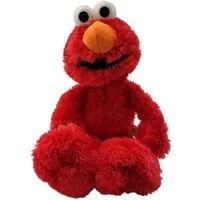 Sesamstrasse Kuscheltier Sesamstrasse Kuscheltier Elmo Kuscheltier Rot Plüsch Figur 35 cm (Set, 1-St., Geschenk-Set), Super weicher Plüsch Stofftier Kuscheltier für Kinder zum spielen