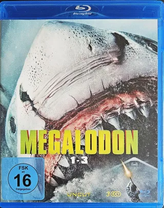 Great Movies MEGALODON 1-3 (Bestie aus der Tiefe / Rising / The Frenzy) Special Edition UNCUT [3 Blu-ray]