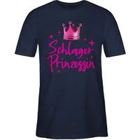 Shirtracer T-Shirt Schlager Prinzessin - Konzert Volksmusik Schlagerparty Schlager Party Outfit