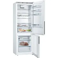 BOSCH Kühl-/Gefrierkombination Serie 6 KGE49AWCA, 201 cm hoch, 70 cm breit, Low Frost, VitaFresh Schublade, Big Box, LED-Licht, Super Kühlen