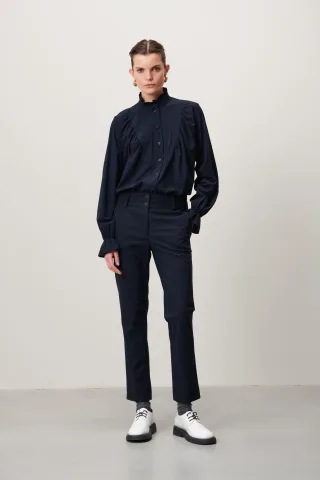 Jane Lushka - Roberta Blouse Technical Jersey blue - Gr. - S