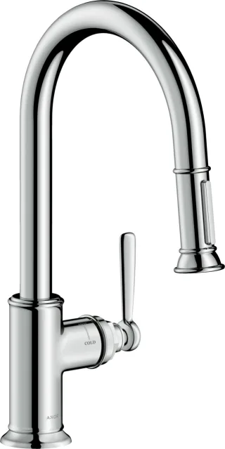Hansgrohe Spültischmischer Axor Montreux chrom mit Ausziehbrause, 16581000 16581000
