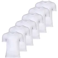 Lacoste T-Shirt Herren T-Shirt 6er Pack Baumwolle (Packung, 6er Pack)