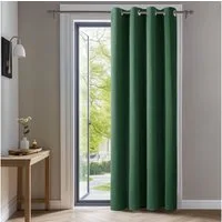 Deconovo Verdunkelungsvorhang Blickdichter Vorhang mit Ösen Gardinen Wohnzimmer 1 Stück, Verdunkelung Lärmschutz Thermogardine Dicke Vorhänge Kälteschutz